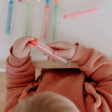 12 Retractable Washable Crayons + Pencil Case - MagPlay