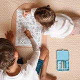 6 Retractable Washable Crayons + Pencil Case - MagPlay