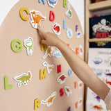 Curious Columbus - Dinosaur Magnets + Magnetic Alphabet Letters - MagPlay