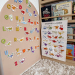 Curious Columbus - Dinosaur Magnets + Magnetic Alphabet Letters - MagPlay