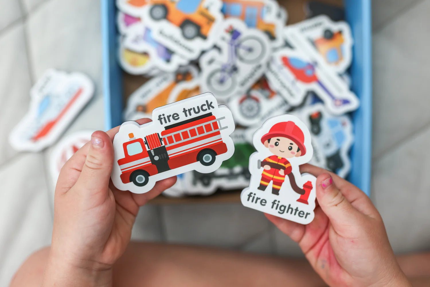 Curious Columbus - Vehicles Fridge Magnets - MagPlay