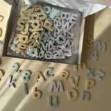 MagPlay foam letters on the MagPlay Wall for spelling practice