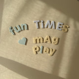 MagPlay Alphabet, Numbers &amp; Symbols Foam Magnetic Set: - MagPlay