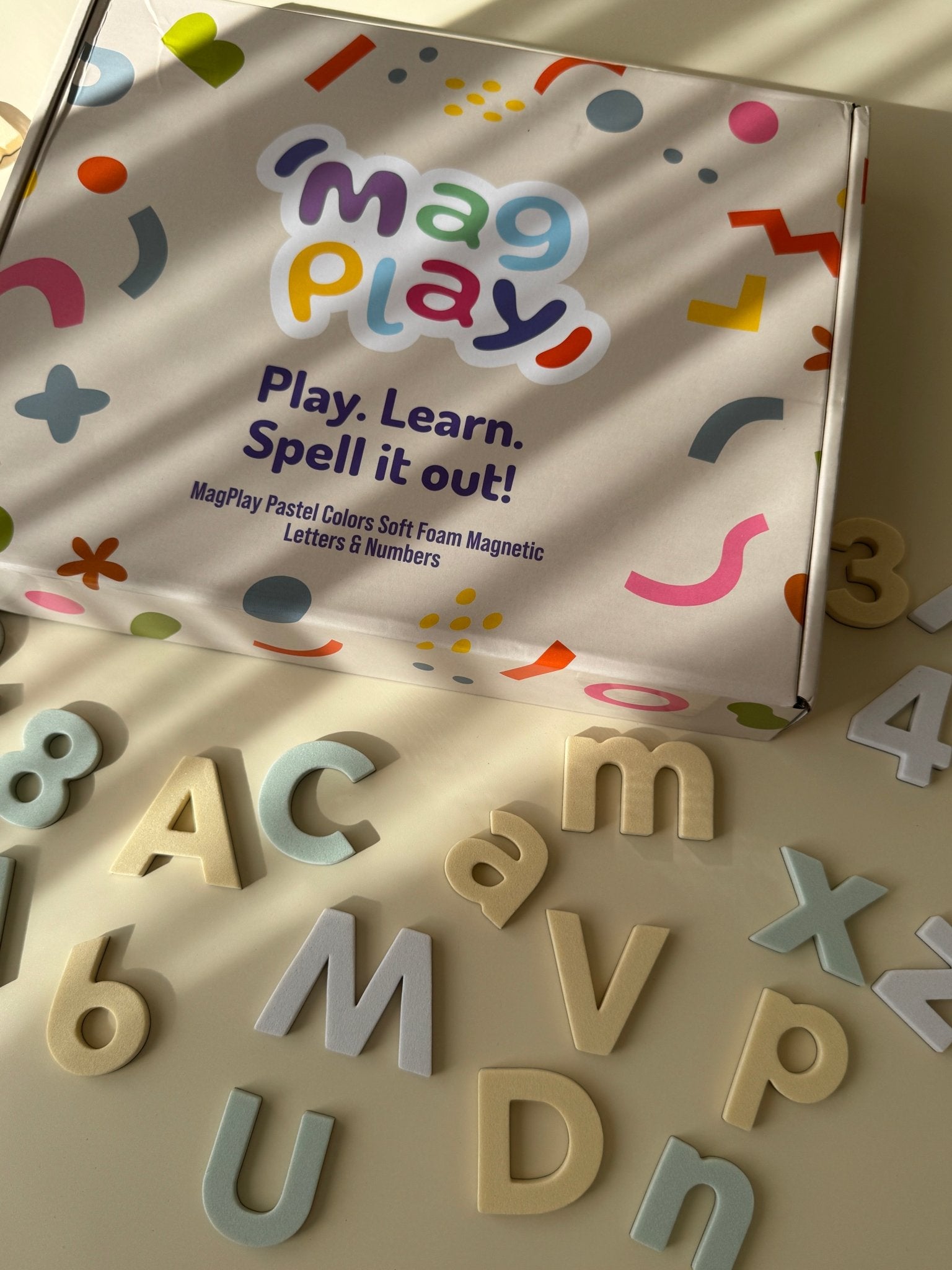 MagPlay Alphabet, Numbers &amp; Symbols Foam Magnetic Set: - MagPlay
