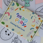 MagPlay Fruit and Veggie Colouring Flash Cards - MagPlay