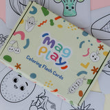 MagPlay Fruit and Veggie Colouring Flash Cards - MagPlay