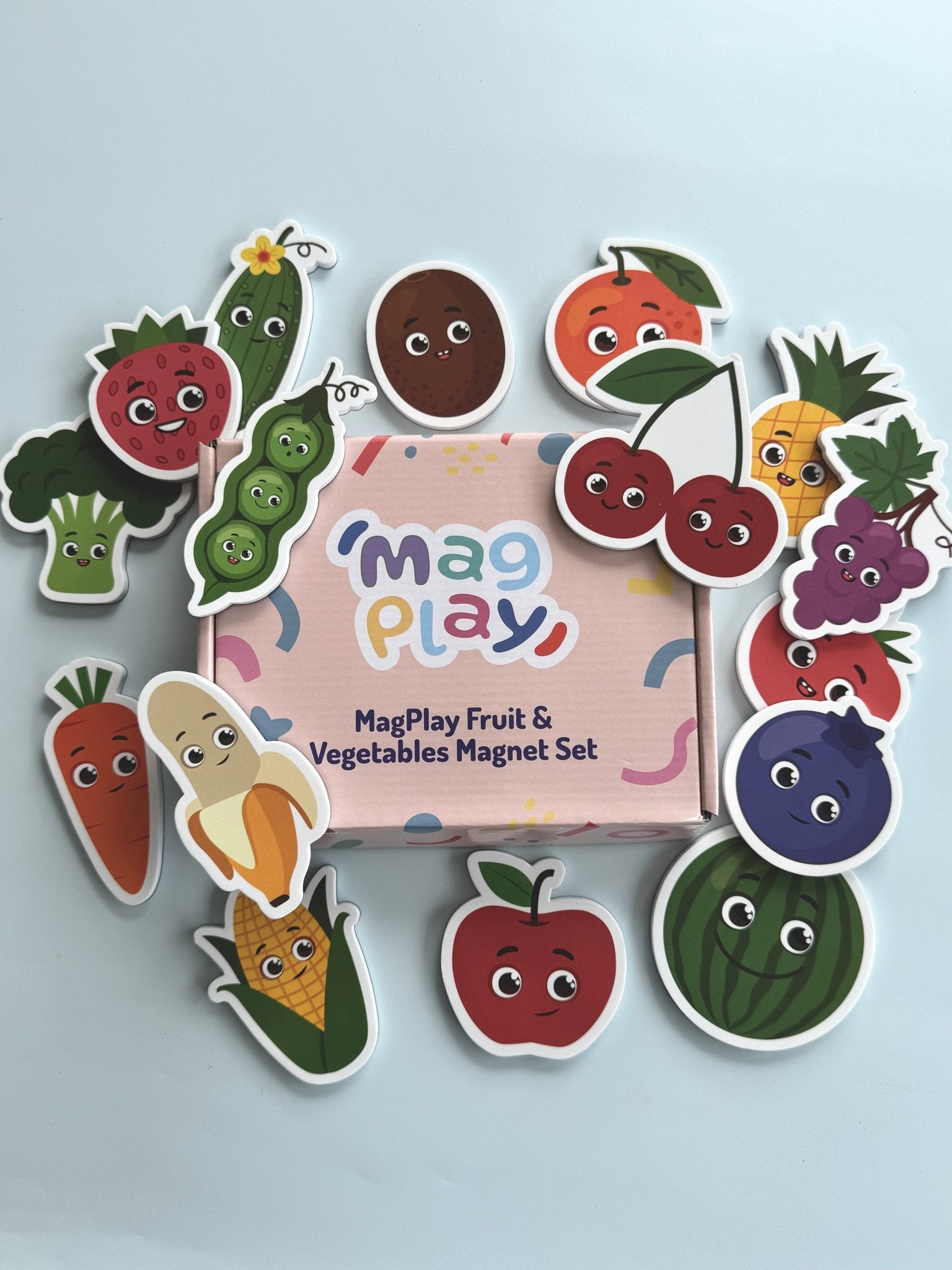 MagPlay Fruit & Vegetables Magnet Kit - MagPlay