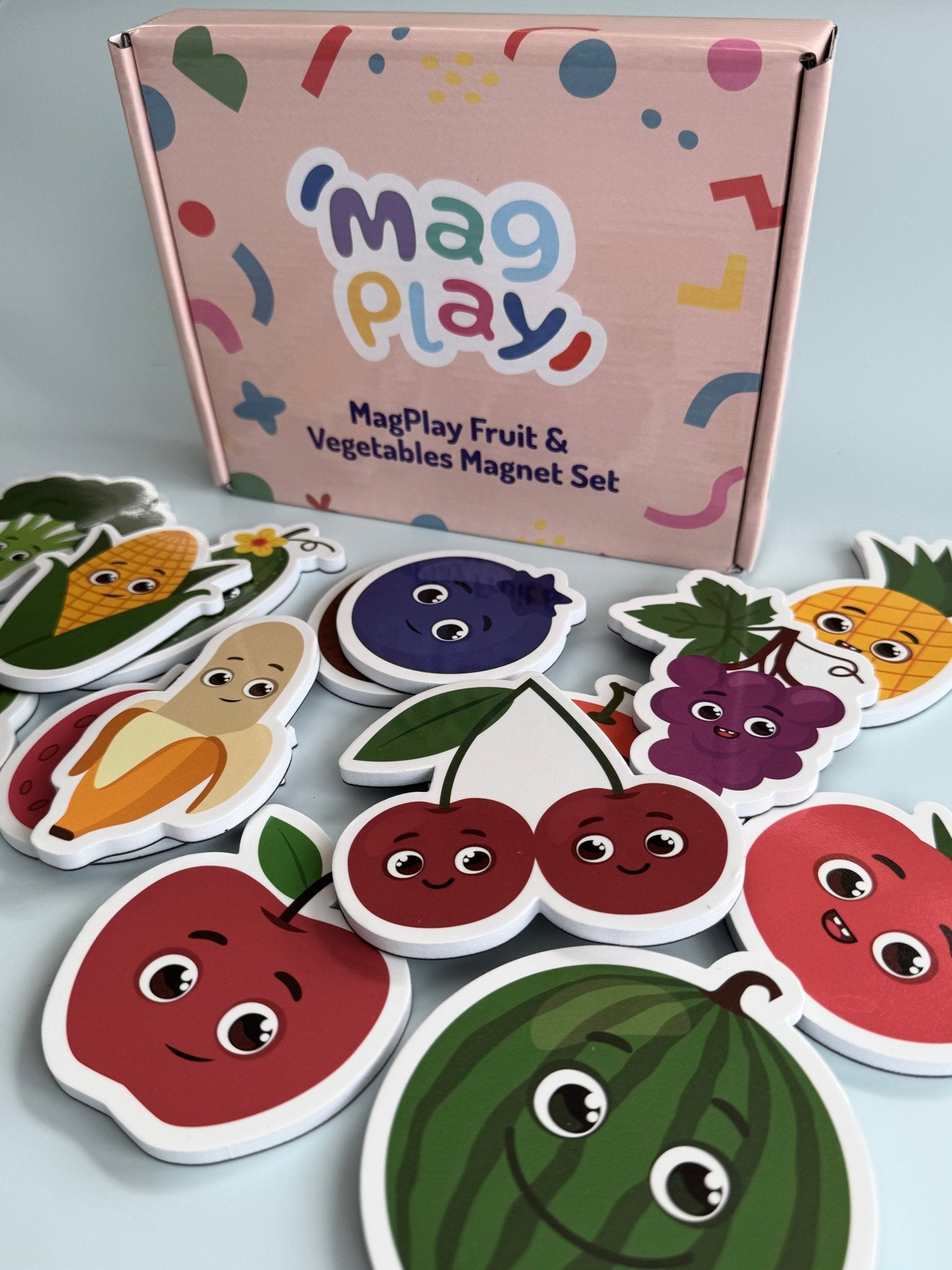 MagPlay Fruit & Vegetables Magnet Kit - MagPlay