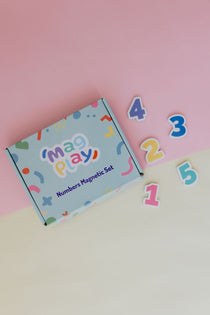 MagPlay Numbers Magnet Set for screen-free counting play