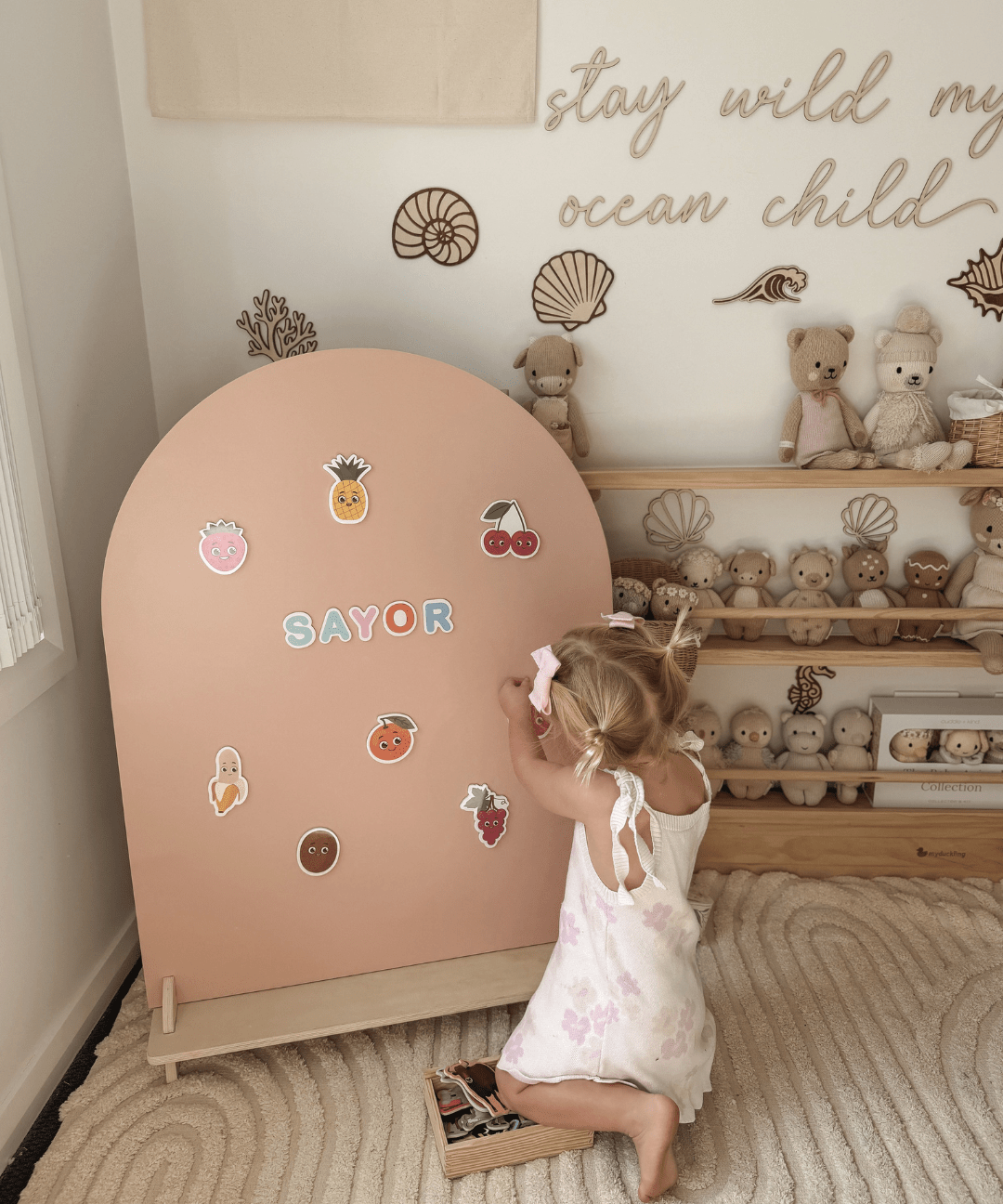 MagPlay Wall + Board + Stand Bundle - complete magnetic playwall setup