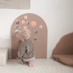 MagPlay Wall magnetic wall decal on a smooth wall for screen-free play