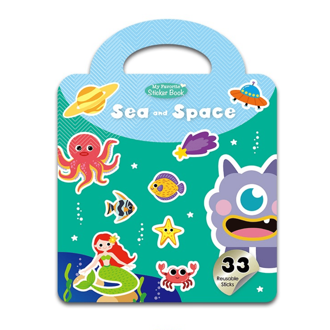 Reusable Sticker Book - Sea and Space - MagPlay